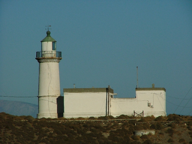 Kokinopulo lighthouse
AKA ?gios Georgíos, Psar?
Source of the photo: [url=http://www.faroi.com/]Lighthouses of Greece[/url]

Keywords: Aegean sea;Psara;Greece