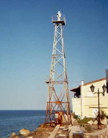 Likoporia lighthouse
Source of the photo: [url=http://www.faroi.com/]Lighthouses of Greece[/url]

Keywords: Gulf of Corinth;Greece;Nafpaktos