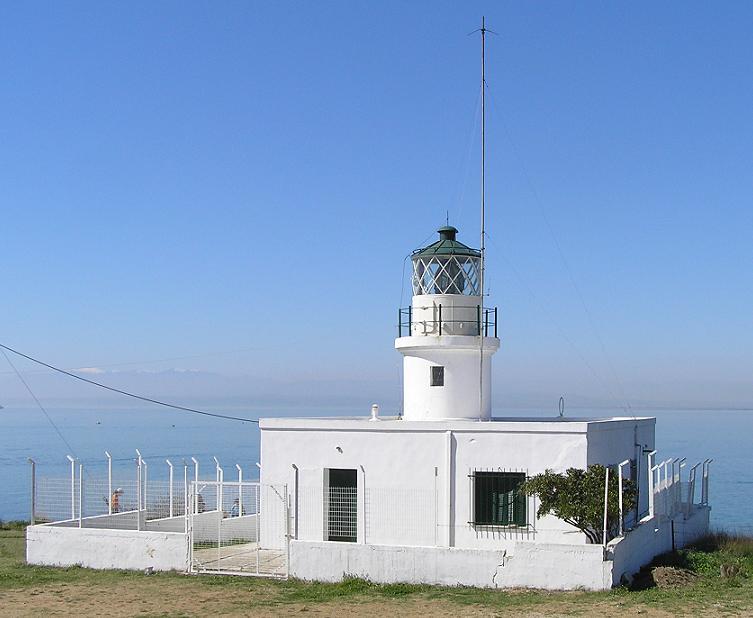 Megalo Emvolo lighthouse
Source of the photo: [url=http://www.faroi.com/]Lighthouses of Greece[/url]

Keywords: Thessaloniki;Greece;Aegean sea