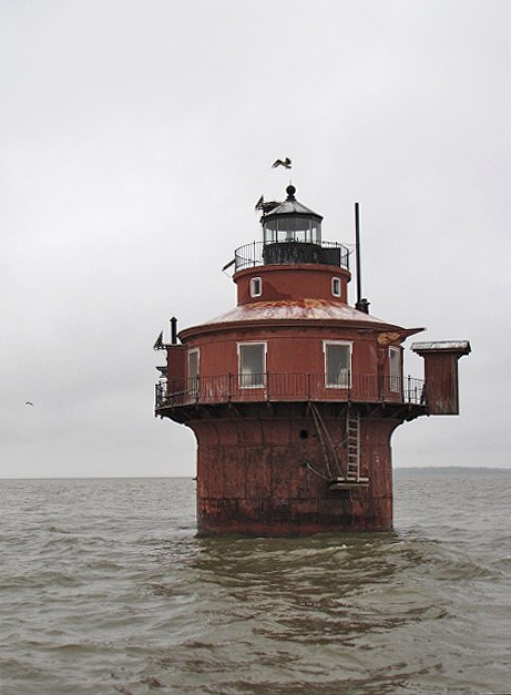 Maryland /  Craighill Channel Lower Range Front lighthouse
AKA "Craighill Light," North Point Range
Author of the photo: [url=https://www.flickr.com/photos/21475135@N05/]Karl Agre[/url]
Keywords: Baltimore;Chesapeake Bay;United States;Offshore