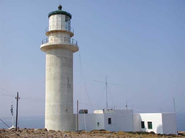 Lesbos / Sigri lighthouse
AKA  Megalonísi, Meganísi 
Source of the photo: [url=http://www.faroi.com/]Lighthouses of Greece[/url]

Keywords: Aegean sea;Greece;Lesbos
