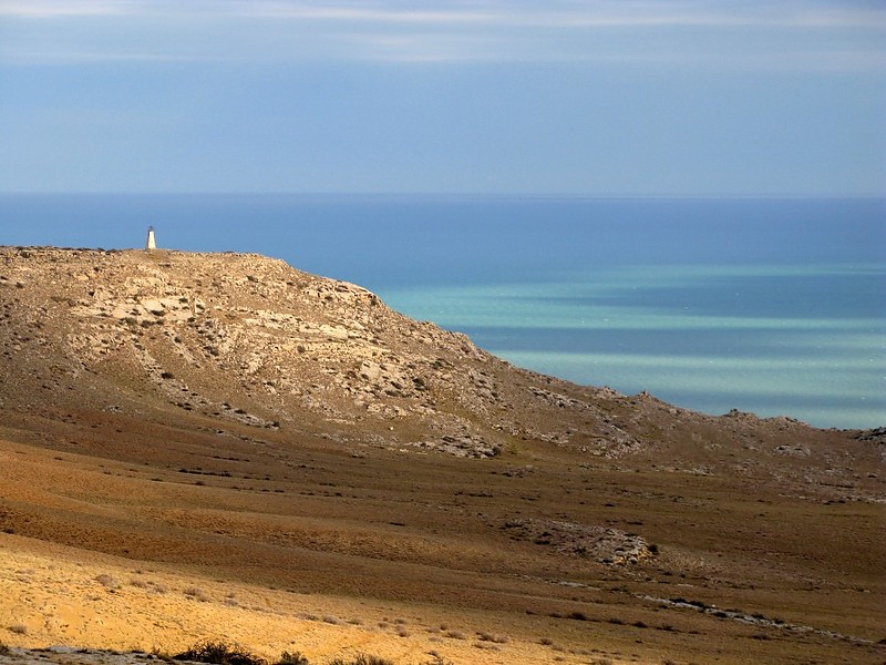 Caspian sea / Zhigylganskiy lighthouse
aka Zhygylgan point, distant view
Photo made by [url=http://kibungo.livejournal.com/]kibungo[/url]
Keywords: Caspian sea;Mangyshlak;Kazakhstan