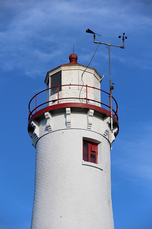 Michigan / Sturgeon Point lighthouse - lantern
Author of the photo: [url=http://www.flickr.com/photos/21953562@N07/]C. Hanchey[/url]
Keywords: Michigan;Lake Huron;United States;Lantern