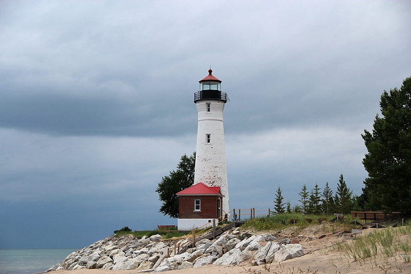 Michigan / Crisp Point lighthouse
Author of the photo: [url=http://www.flickr.com/photos/21953562@N07/]C. Hanchey[/url]
Keywords: Michigan;Lake Superior;United States