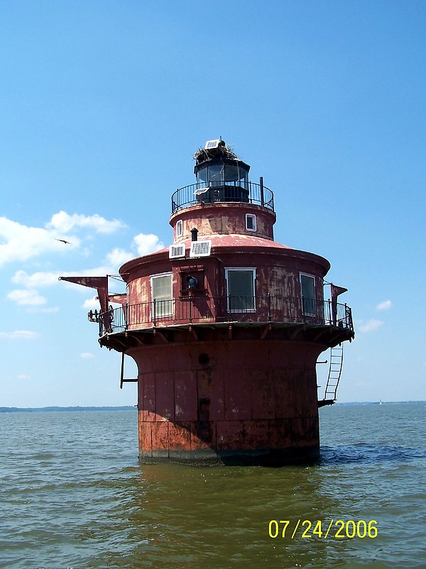 Maryland /  Craighill Channel Lower Range Front lighthouse
AKA "Craighill Light," North Point Range
Author of the photo: [url=https://www.flickr.com/photos/bobindrums/]Robert English[/url]

Keywords: Baltimore;Chesapeake Bay;United States;Offshore
