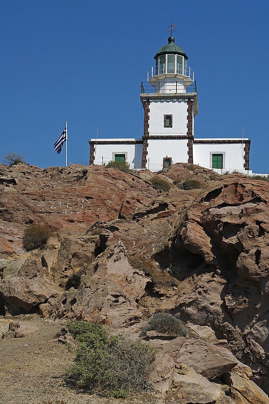Akrotiri lighthouse
Author of the photo: [url=https://www.flickr.com/photos/-dop-/]Claude Dopagne[/url]

Keywords: Cyclades;Santorini;Aegean sea;Greece
