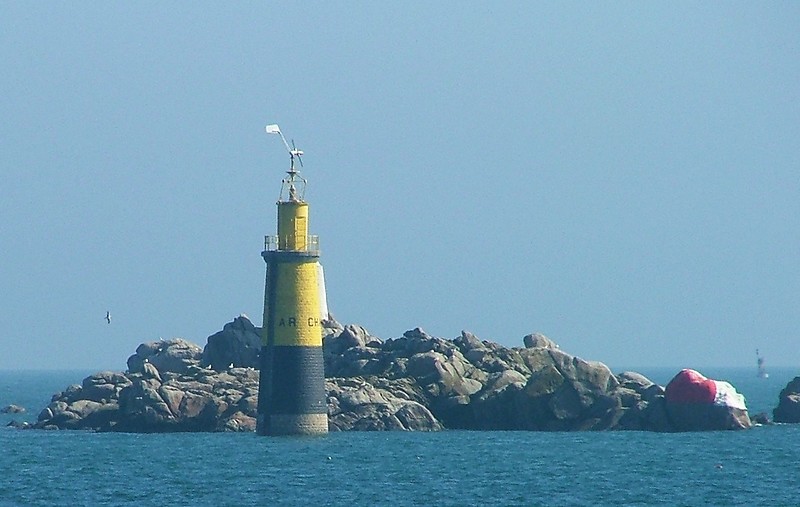 Brittany / Ar Chaden lighthouse
Author of the photo: [url=https://www.flickr.com/photos/larrymyhre/]Larry Myhre[/url]

Keywords: France;Finisterre;English Channel;Offshore;Brittany