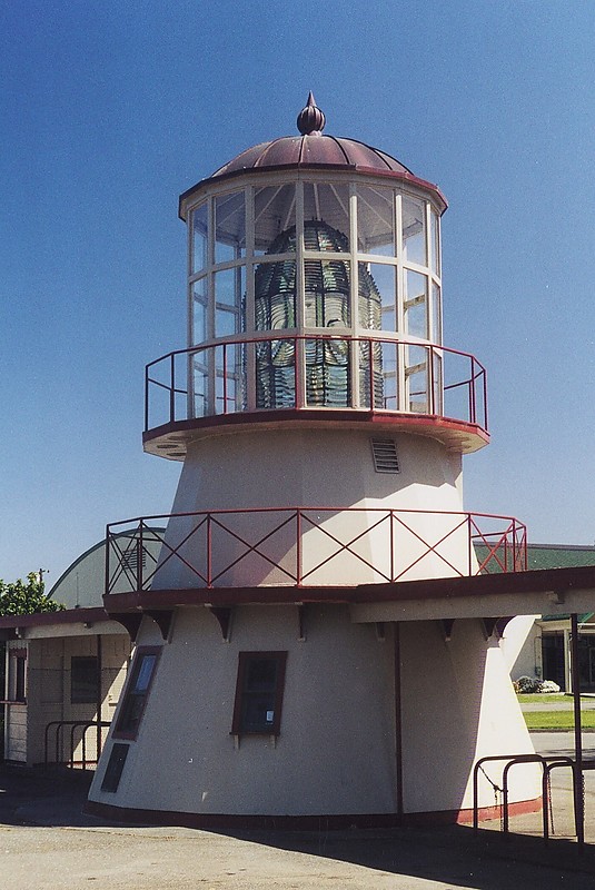 California / Cape Mendocino lighthouse - replica
In the lantern - original 1st order lens (but removed later in 2012)
Author of the photo: [url=https://www.flickr.com/photos/larrymyhre/]Larry Myhre[/url]

Keywords: Pacific ocean;California;United States