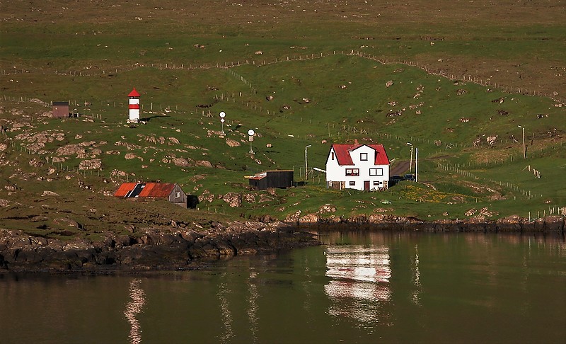 Galgitangi Bagfyr lighthouse
AKA Galgetange Range Rear 
Author of the photo: [url=http://www.flickr.com/photos/14716771@N05/]Erik Christensen[/url]
Keywords: Faroe Islands;Atlantic ocean