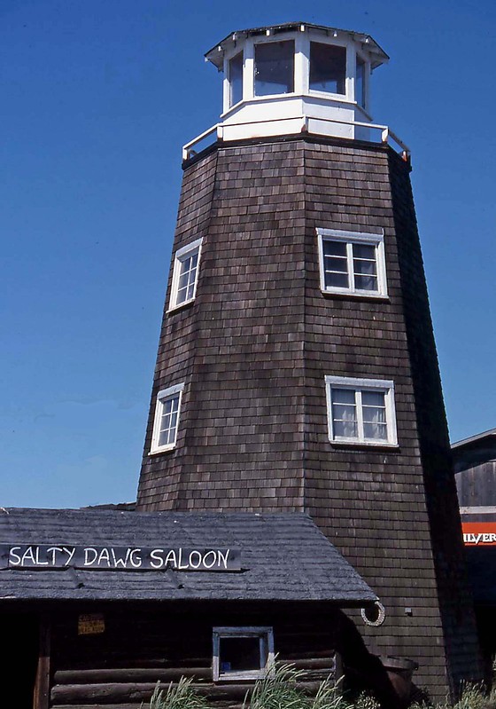 Alaska / Homer / Salty Dawg Saloon Faux lighthouse
Author of the photo: [url=https://www.flickr.com/photos/21475135@N05/]Karl Agre[/url]

Keywords: Alaska;Homer;United States;Kachemak Bay;Faux