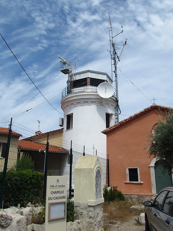 Antibes Coast Guard Radar Tower 
Next to La Garoupe Lighthouse
Keywords: Cote-d-Azur;Antibes;France;Nice;Mediterranean sea;Vessel Traffic Service