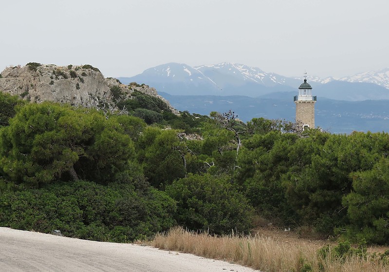 Melagavi lighthouse
AKA Melangavi, Cape Ireon, Loutraki 
Author of the photo: [url=https://www.flickr.com/photos/21475135@N05/]Karl Agre[/url]
Keywords: Gulf of Corinth;Greece