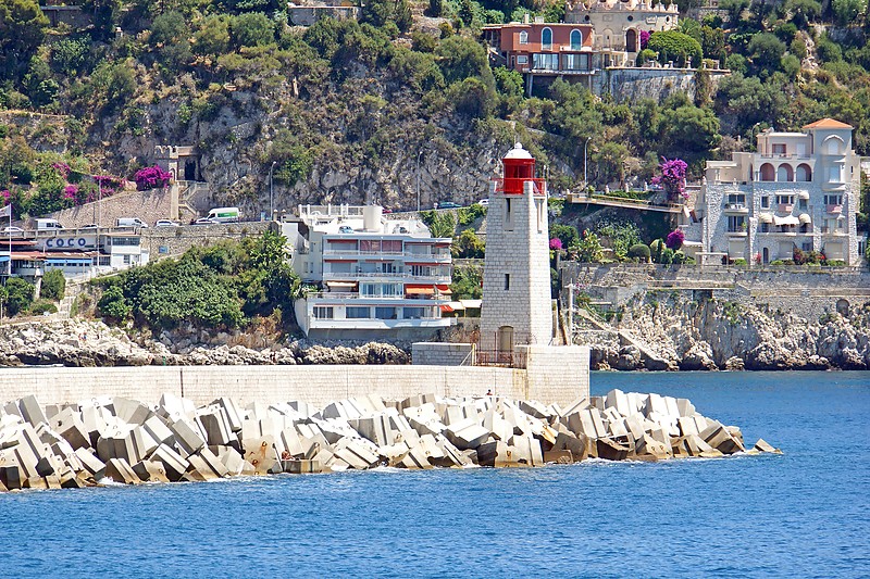 Nice / Jetee du Large lighthouse
Author of the photo: [url=https://www.flickr.com/photos/archer10/] Dennis Jarvis[/url]

Keywords: Nice;France;Mediterranean sea