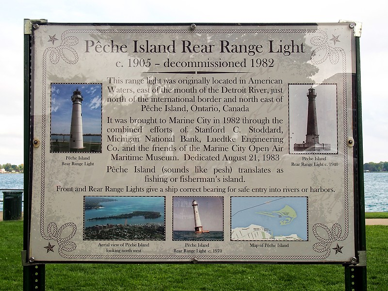 Michigan / Peche (Peach) Island Range Rear lighthouse - plate
Author of the photo: [url=https://www.flickr.com/photos/selectorjonathonphotography/]Selector Jonathon Photography[/url]
Keywords: Michigan;Saint Clair River;United States;Plate