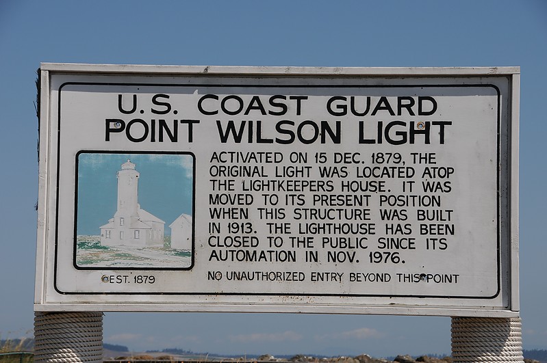 Washington / Point Wilson lighthouse - plate
Author of the photo: [url=https://www.flickr.com/photos/lighthouser/sets]Rick[/url]
Keywords: Strait of Juan de Fuca;United States;Washington;Puget Sound;Plate