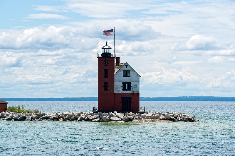 Michigan / Strait of Mackinac  / Round Island Lighthouse
Author of the photo: [url=https://www.flickr.com/photos/selectorjonathonphotography/]Selector Jonathon Photography[/url]
Keywords: Michigan;Strait of Mackinac;Lake Huron;United States