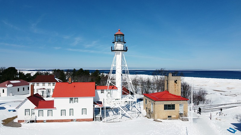 Michigan / Whitefish Point lighthouse
Keywords: Michigan;United States;Lake Superior;Winter;Aerial