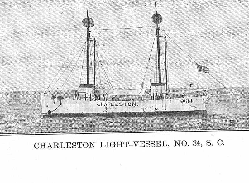 United States Lightvessel 34 (LV 34)
Photo from [url=http://www.uscg.mil/history/weblightships/LightshipIndex.asp]US Coast Guard site[/url]
A print image scanned from the U.S. Lighthouse Service's List of Lights and Fog Signals on the Atlantic and Gulf Coasts of the United States (Washington, DC: Government Printing Office, 1907)
Keywords: United States;Lightship;Historic;South Carolina