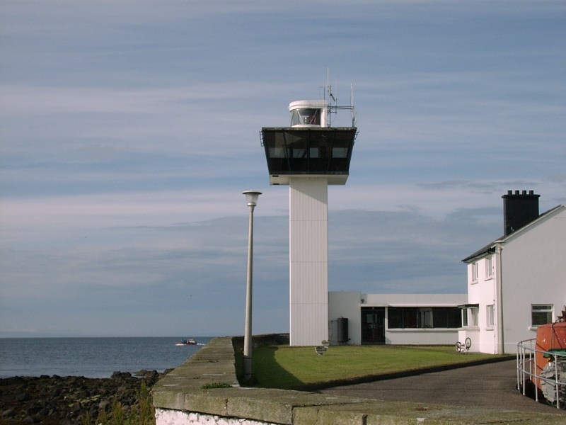 Ferris radar tower (ex-lighthouse)
Also VTS tower
Keywords: Larne;United Kingdom;Northern Ireland;Vessel Traffic Service