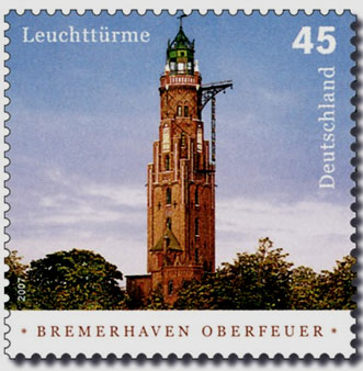 Bremerhaven Oberfeuer (Alter Leuchtturm)
Keywords: Stamp;Germany