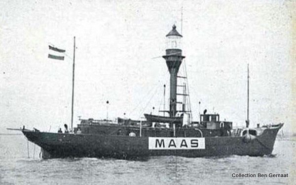 North Sea / Maas Lichtschip (Lichtschip no. 8)
Built 1923 as a diesel-electro self-propulsing vessel.
Keywords: Netherlands;North Sea;Lightship;Maas;Historic