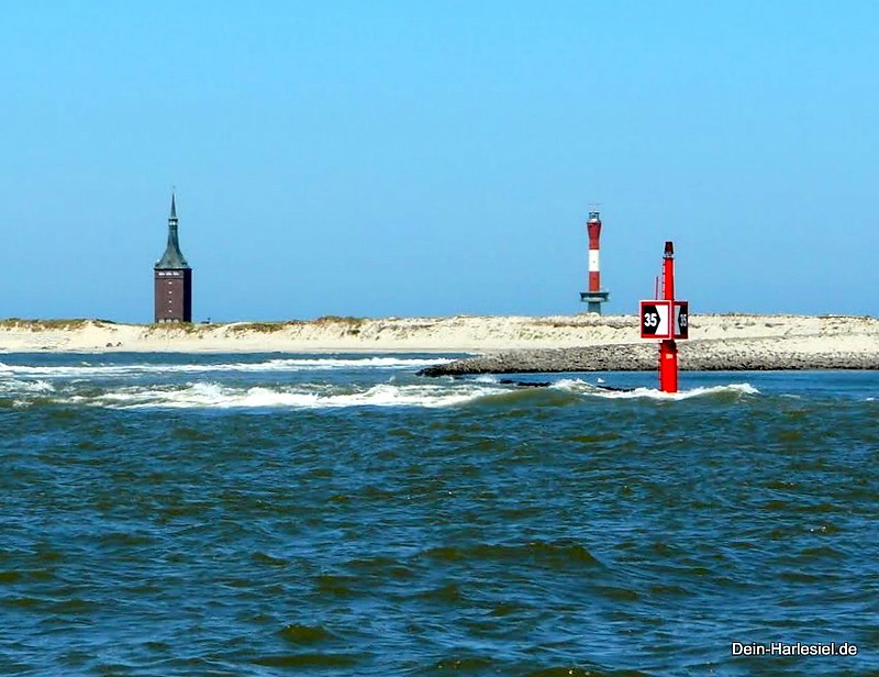 Ost Friesischen Inseln / Wangerooge / 1 Westturm (left) & 2 New Lighthouse (mid) & 3 Molenfeuer West
Keywords: Wangerooge;Germany;North sea