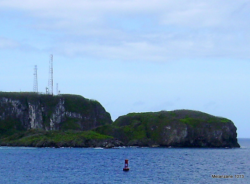 Apra Harbour / Entrance Southside / Orote Point Light
It`s the lowest tower (to the right)
Keywords: Guam;Apra;Pacific ocean;United States