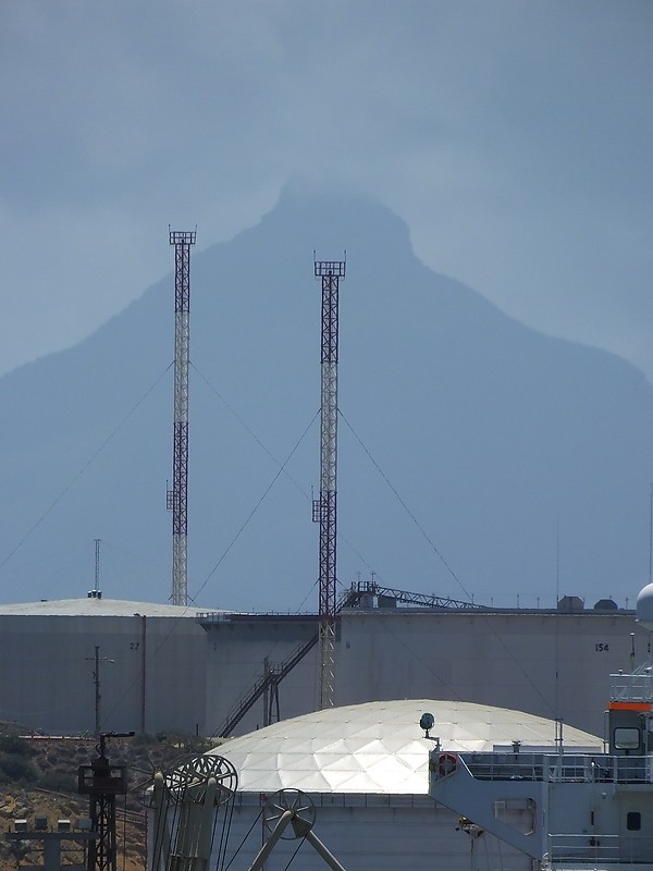 AMUAY BAY - Ldg Lts Front - F1 
For left tower see J6310.1
Keywords: Amuay Bay;Venezuela