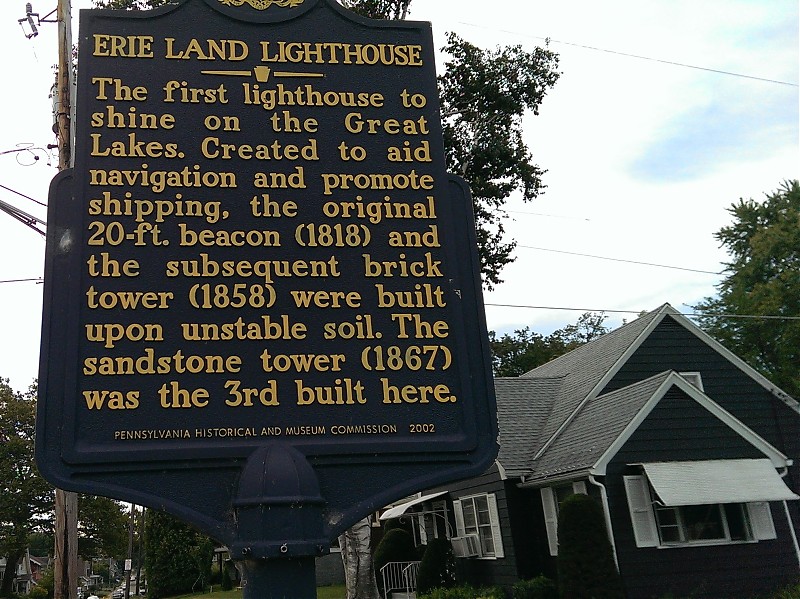 Pennsylvania / Erie Land lighthouse / Information board
Keywords: United States;Pennsylvania;Lake Erie;Plate