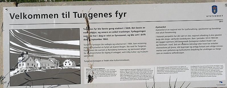 Tungenes lighthouse / Information board
Keywords: Norway;North Sea;Plate