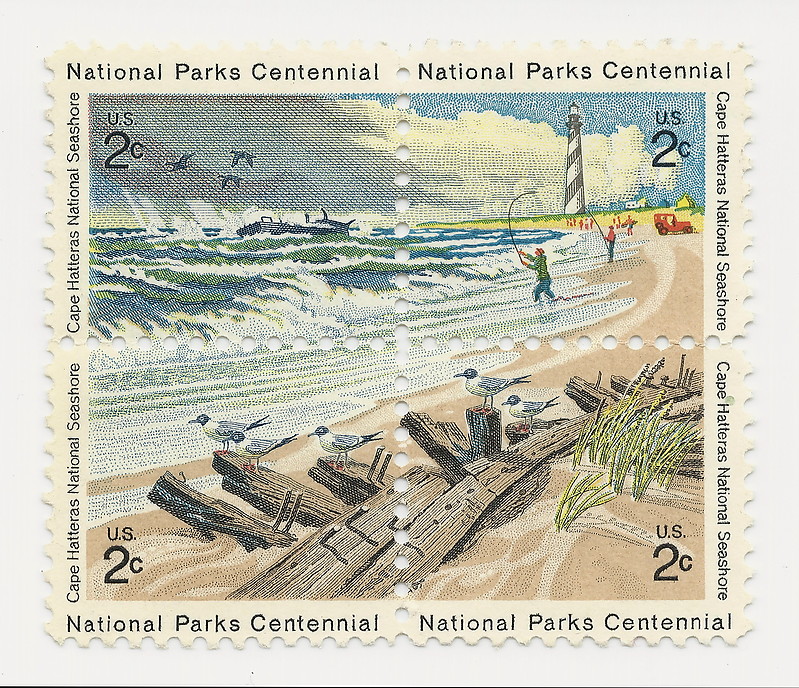 Atlantic Ocean / North Carolina / Cape Hatteras Lighthouse
Stamp Issue Date: April 5, 1971 (U.S. #1448-51)
Keywords: Atlantic Ocean;North Carolina;Cape Hatteras;United States;Stamp