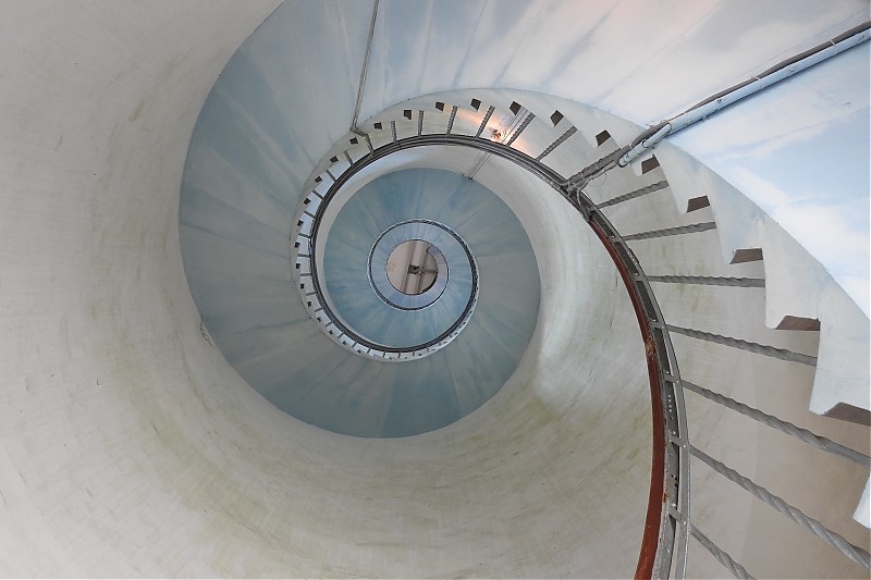 Holmlandsklif / Lyngvig Fyr - spiral staircase
Keywords: North sea;Denmark;Jutland;Holmlandsklif;Interior