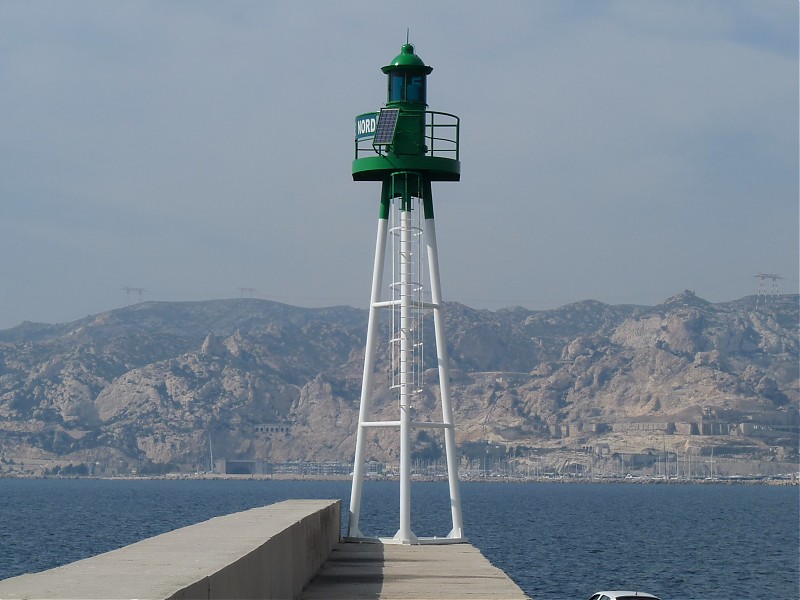 Gulf of Lions / Marseille / Passe Nord Digue du Large Head light
Posted on behalf of mitko 
Keywords: Mediterranean sea;France;Gulf of Lions;Marseille