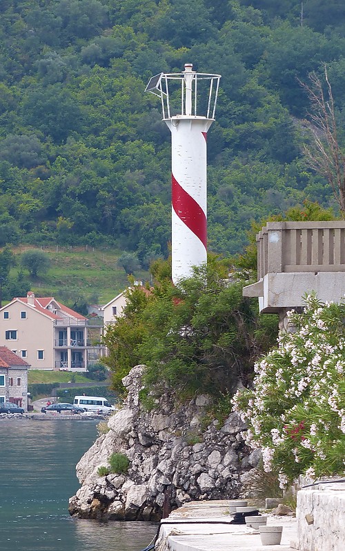 Kotor Bay / Rt. Plagente Cape Light
Author of the photo: K. Ganzmann 
Keywords: Adriatic sea;Bay of Kotor;Montenegro;Tivat