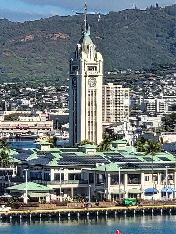 Hawaii / Oahu / Aloha tower
Author of the photo: K. Ganzmann 
Keywords: Pacific ocean;United States;Hawaii;Oahu;Honolulu
