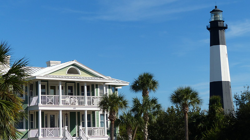 Georgia / Tybee Island Lighthouse
Author of the photo: K. Ganzmann 
Keywords: Georgia;United States;Atlantic ocean;Savannah